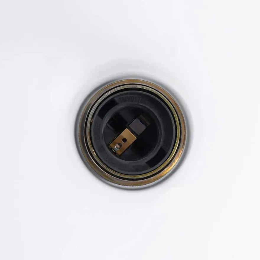 vidaXL Pendelleuchte Höhenverstellbar E27 Grau Glänzend Ø 22 cm Metall