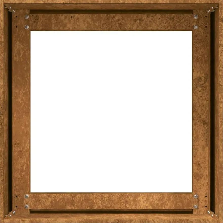 vidaXL Pflanzkübel Rostig 40x40x40 cm Wetterfester Stahl