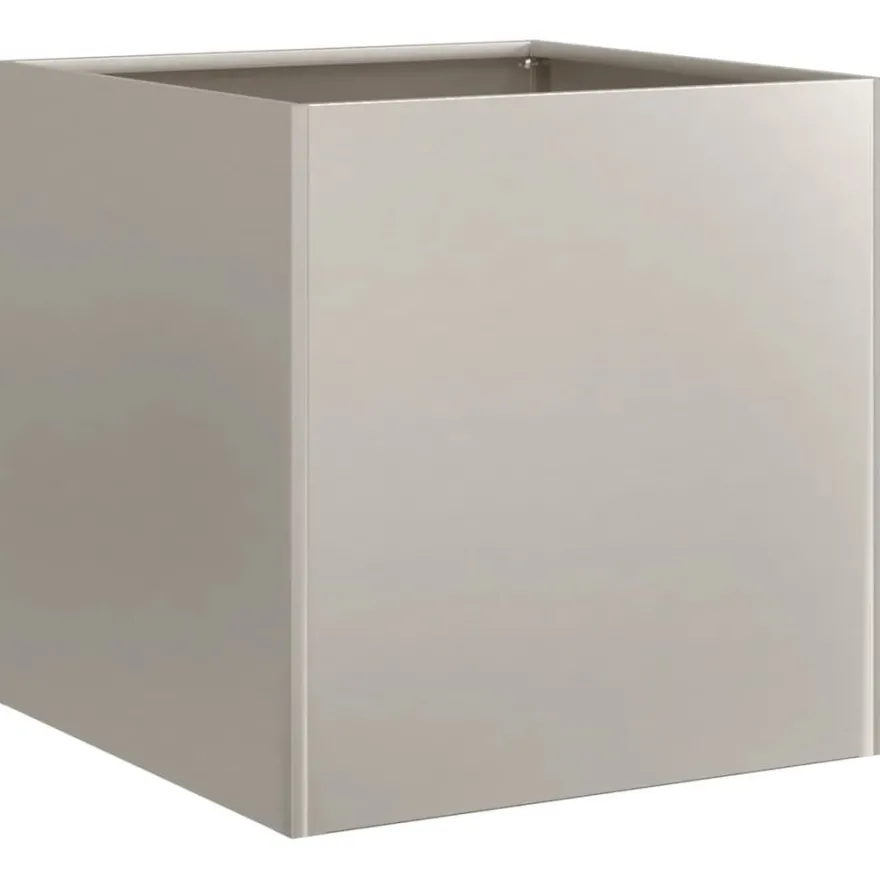 vidaXL Pflanzkübel Rostig 40x40x40 cm Wetterfester Stahl
