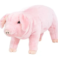 vidaXL Plüschtier Schwein Stehend Plüsch Rosa XXL
