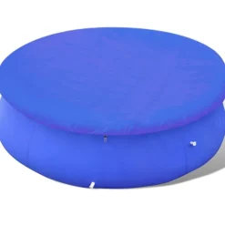vidaXL Poolabdeckung PE Rund 460 cm 90 g/m²