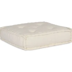vidaXL Pouf Modular Creme 70x70x54 cm Stoff