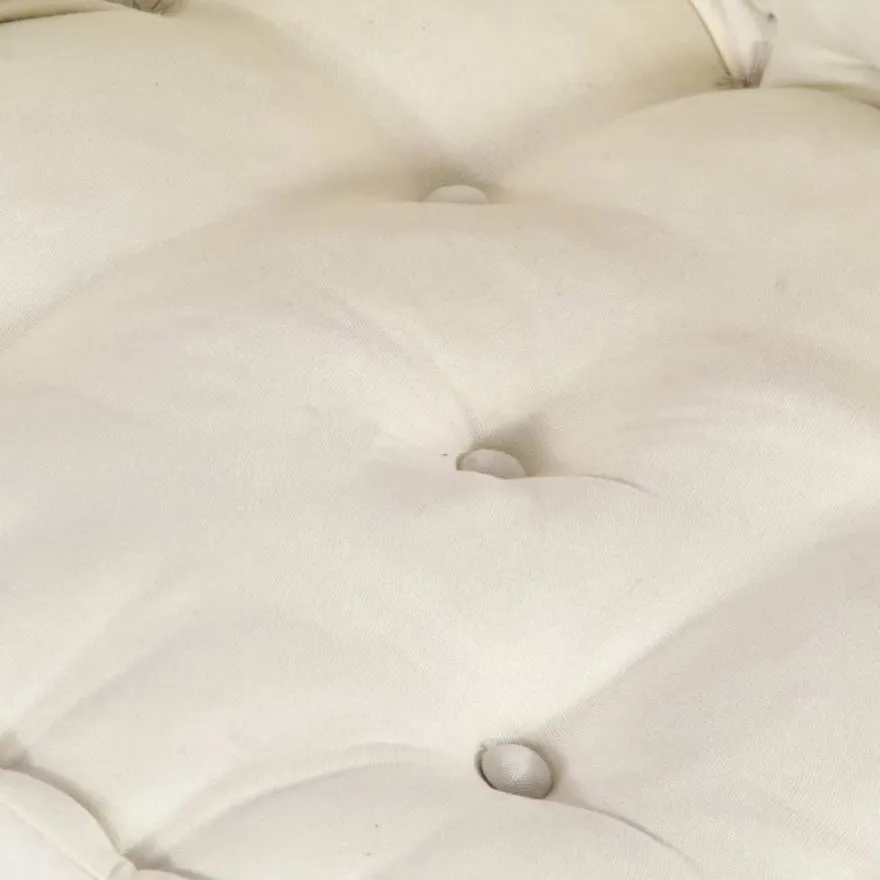 vidaXL Pouf Modular Creme 70x70x54 cm Stoff