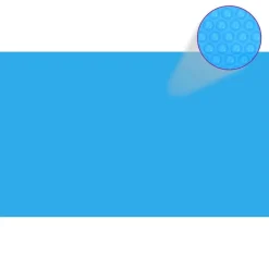 vidaXL Rechteckige Poolabdeckung 1000x600 cm PE Blau
