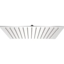 vidaXL Regenbrause Edelstahl 30x30 cm Quadratisch