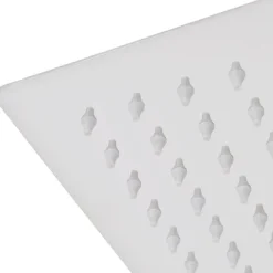 vidaXL Regenbrause Edelstahl 30x30 cm Quadratisch