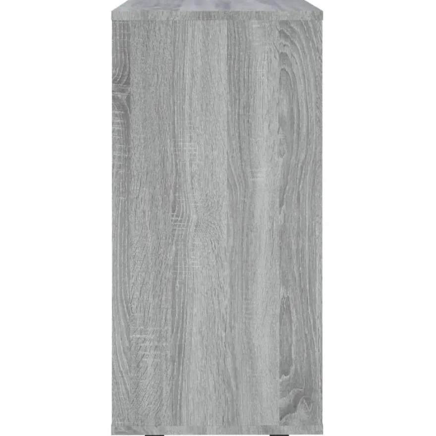 vidaXL Rollschrank Grau Sonoma 60x35x75 cm Holzwerkstoff