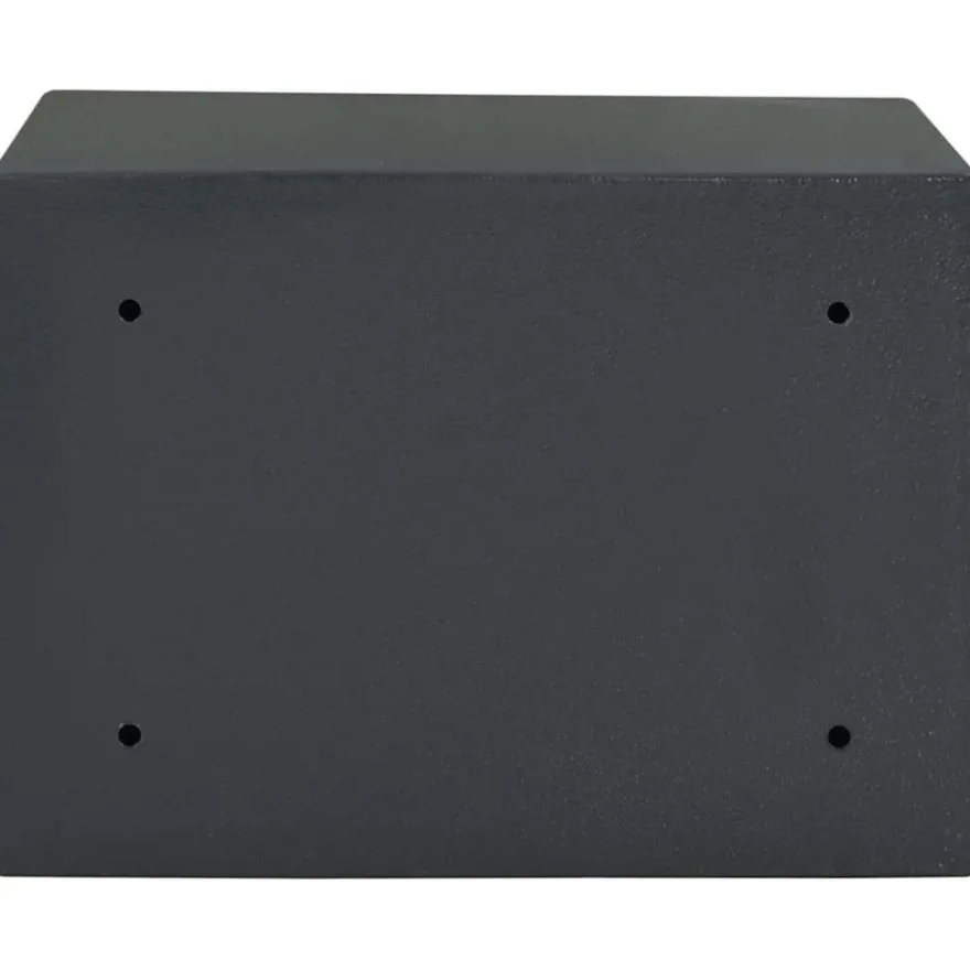 vidaXL Safe Box mit Schloss Dunkelgrau 35 x 25 x 25 cm Stahl