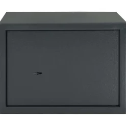 vidaXL Safe Box mit Schloss Dunkelgrau 35 x 25 x 25 cm Stahl