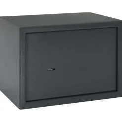 vidaXL Safe Box mit Schloss Dunkelgrau 35 x 25 x 25 cm Stahl