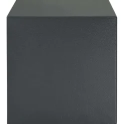 vidaXL Safe Box mit Schloss Dunkelgrau 35 x 25 x 25 cm Stahl