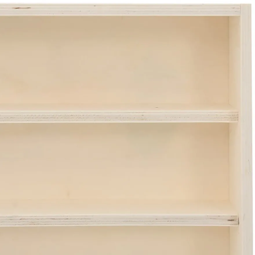 vidaXL Sammlervitrine aus Holz mit 6 Regalen 100x8,5x55 cm
