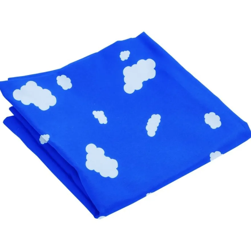 vidaXL Schaukelsitze 2 Stk. mit Klettersteinen Blau Polyethene