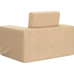 vidaXL Schlafsofa für Kinder Creme Weicher Plüsch
