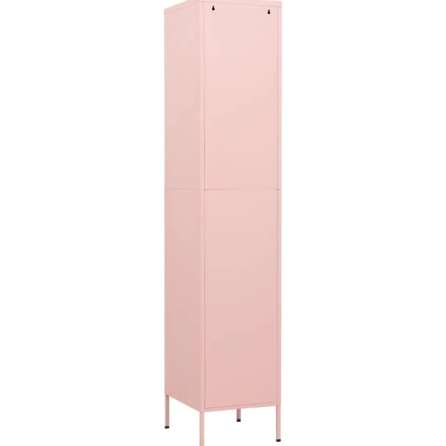vidaXL Schließfachschrank Rosa 35x46x180 cm Stahl