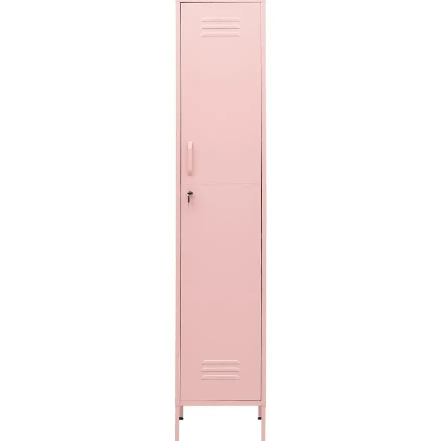 vidaXL Schließfachschrank Rosa 35x46x180 cm Stahl