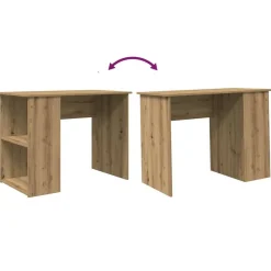 vidaXL Schreibtisch Artisan-Eiche 100x55x75 cm Holzwerkstoff