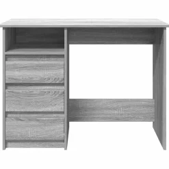vidaXL Schreibtisch Grau Sonoma 102x50x75 cm Holzwerkstoff