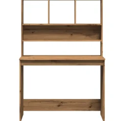 vidaXL Schreibtisch mit Regal Artisan-Eiche 102x45x148cm Holzwerkstoff