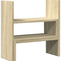 vidaXL Schreibtisch-Organizer Verstellbar Sonoma-Eiche 40x17x41 cm