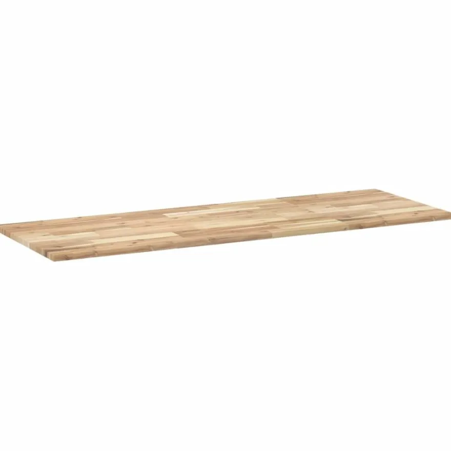 vidaXL Schreibtischplatte Unbehandelt 120x50x2 cm Massivholz Akazie