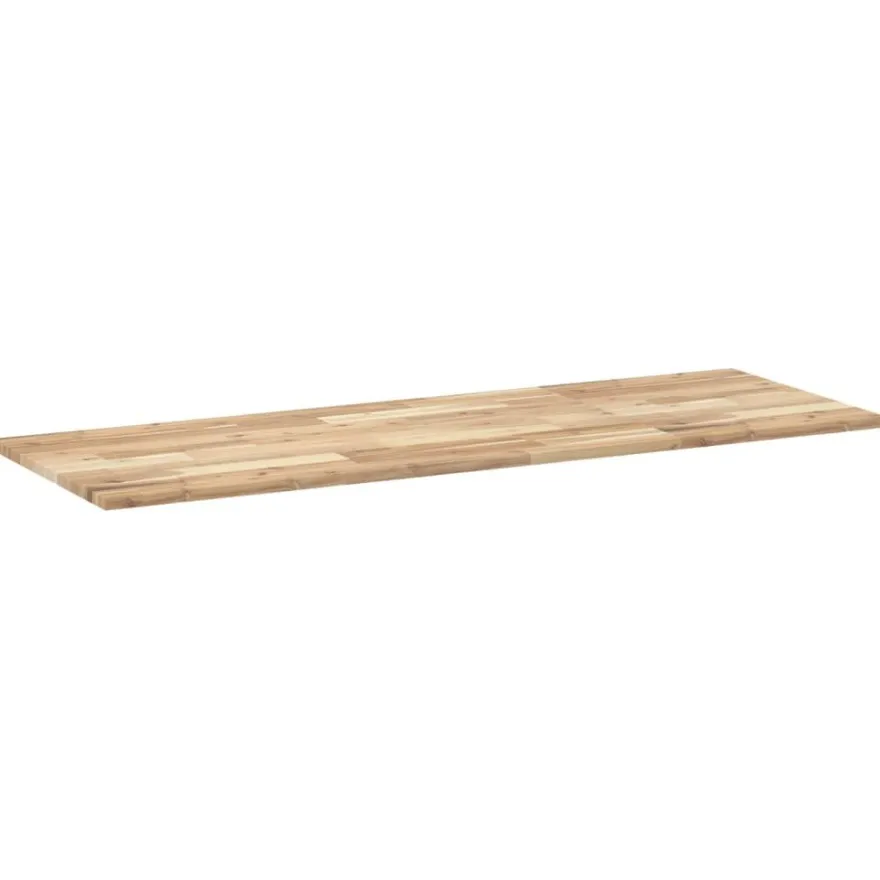 vidaXL Schreibtischplatte Unbehandelt 120x50x2 cm Massivholz Akazie