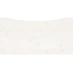 vidaXL Schreibtischplatte Weiß 110x55x2,5 cm Massivholz Kiefer