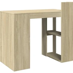 vidaXL Schreibtisch Sonoma-Eiche 103,5x56,5x94 cm Holzwerkstoff