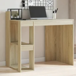 vidaXL Schreibtisch Sonoma-Eiche 103,5x56,5x94 cm Holzwerkstoff