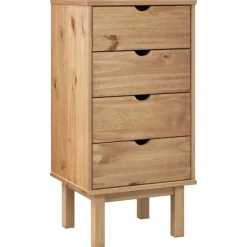 vidaXL Schubladenschrank OTTA 45x39x90 cm Massivholz