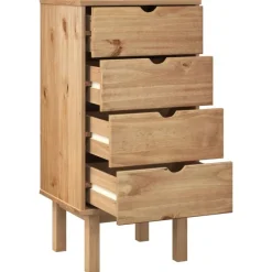 vidaXL Schubladenschrank OTTA 45x39x90 cm Massivholz
