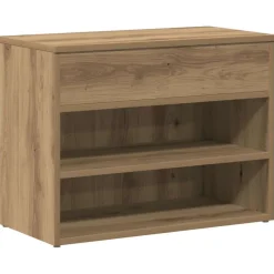 vidaXL Schuhbank Artisan-Eiche 60x30x45 cm Holzwerkstoff