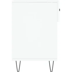 vidaXL Schuhbank Weiß 102x35x55 cm Holzwerkstoff
