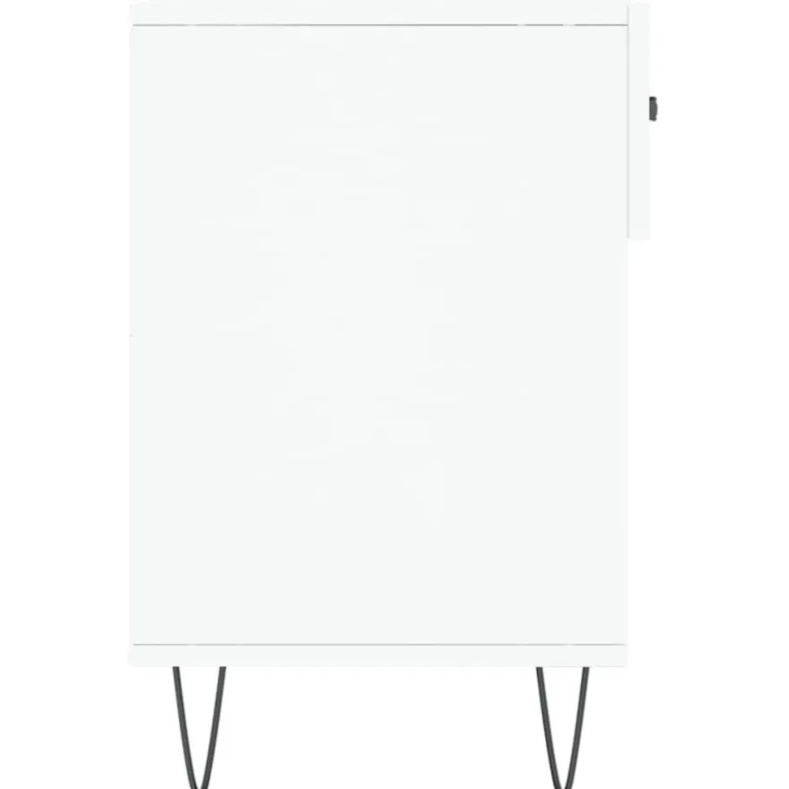 vidaXL Schuhbank Weiß 102x35x55 cm Holzwerkstoff