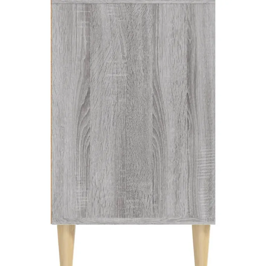vidaXL Schuhregal Grau Sonoma 102x36x60 cm Holzwerkstoff
