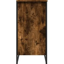vidaXL Schuhregal Räuchereiche 80x38x78 cm Holzwerkstoff