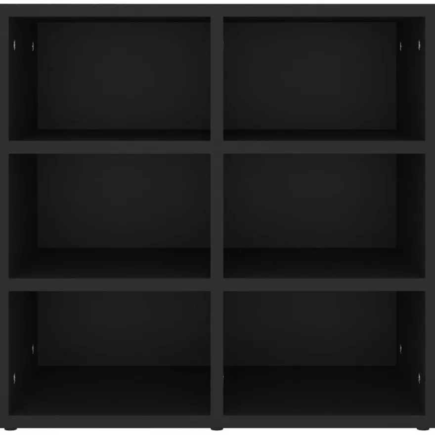 vidaXL Schuhregal Schwarz 52,5x30x50 cm