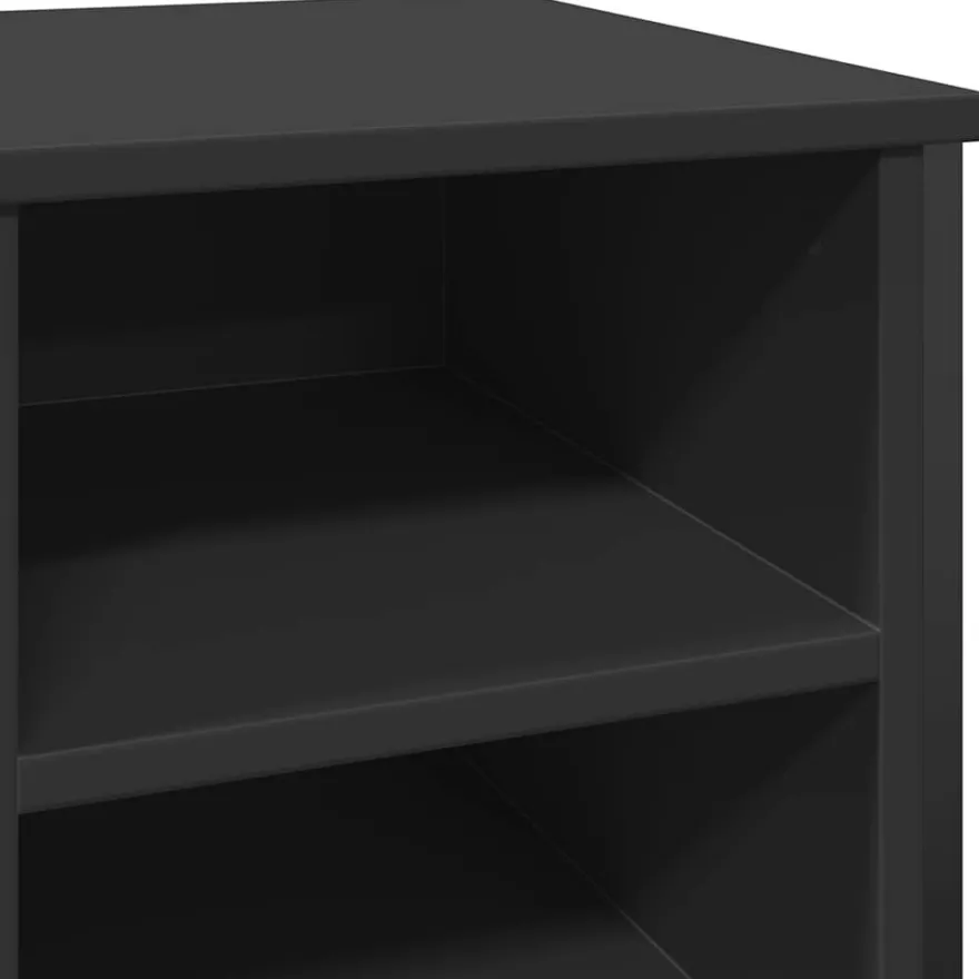 vidaXL Schuhregal Schwarz 90x38x61,5 cm Holzwerkstoff