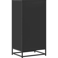 vidaXL Schuhregal Schwarz 48x38x97,5 cm Holzwerkstoff