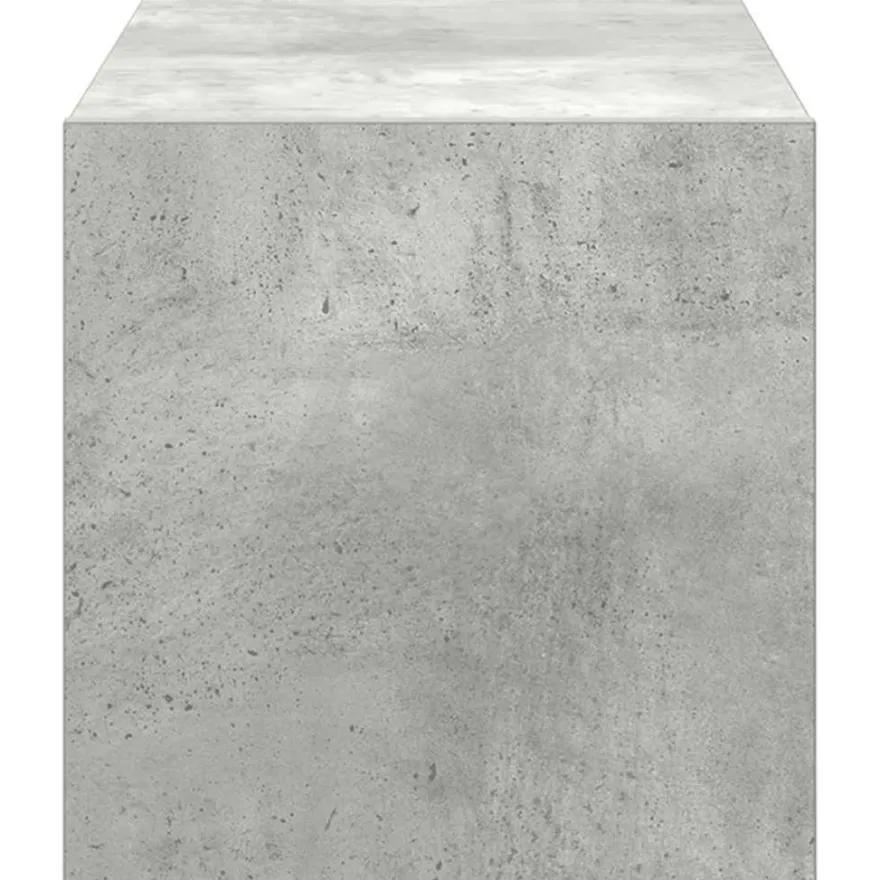 vidaXL Schuhregal Stapelbar Betongrau 60x30x30,5 cm