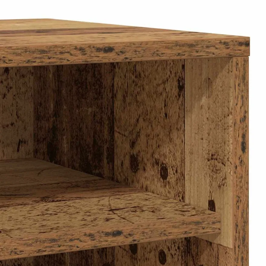 vidaXL Schuhschrank Altholz-Optik 32x35x70 cm Holzwerkstoff