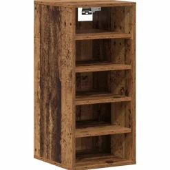 vidaXL Schuhschrank Altholz-Optik 32x35x70 cm Holzwerkstoff