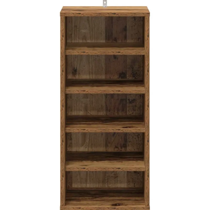 vidaXL Schuhschrank Altholz-Optik 32x35x70 cm Holzwerkstoff