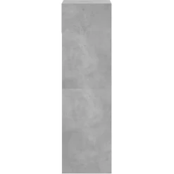 vidaXL Schuhschrank Betongrau 60x34x116 cm Holzwerkstoff