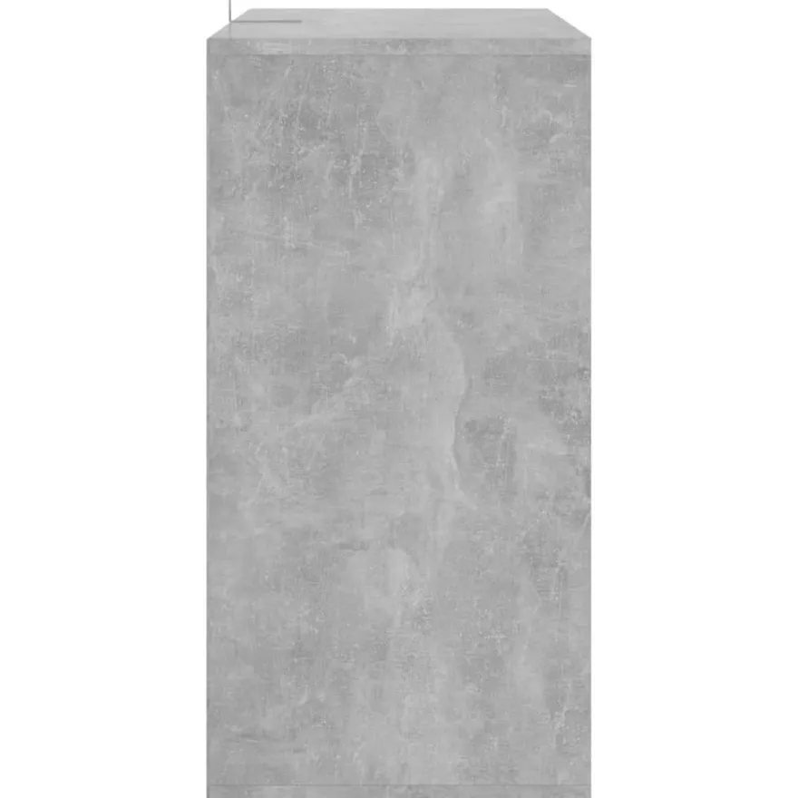 vidaXL Schuhschrank Betongrau 60x35x70 cm Holzwerkstoff