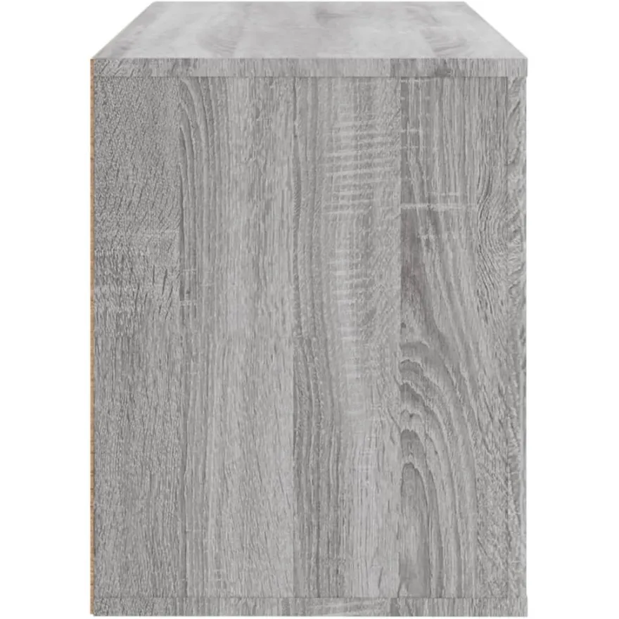 vidaXL Schuhschrank Grau Sonoma 80x35x45 cm Holzwerkstoff