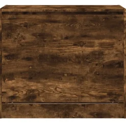 vidaXL Schuhschrank Räuchereiche 80x42x69 cm Holzwerkstoff