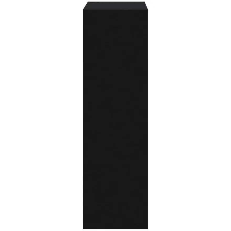 vidaXL Schuhschrank Schwarz 63x24x81 cm Holzwerkstoff