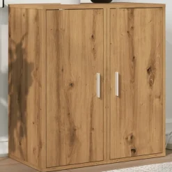 vidaXL Schuhschränke 2 Stk. Artisan-Eiche 32x35x70 cm Holzwerkstoff