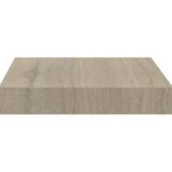 vidaXL Schwebende Wandregale 4 Stk. Eichefarben 23x23,5x3,8cm MDF